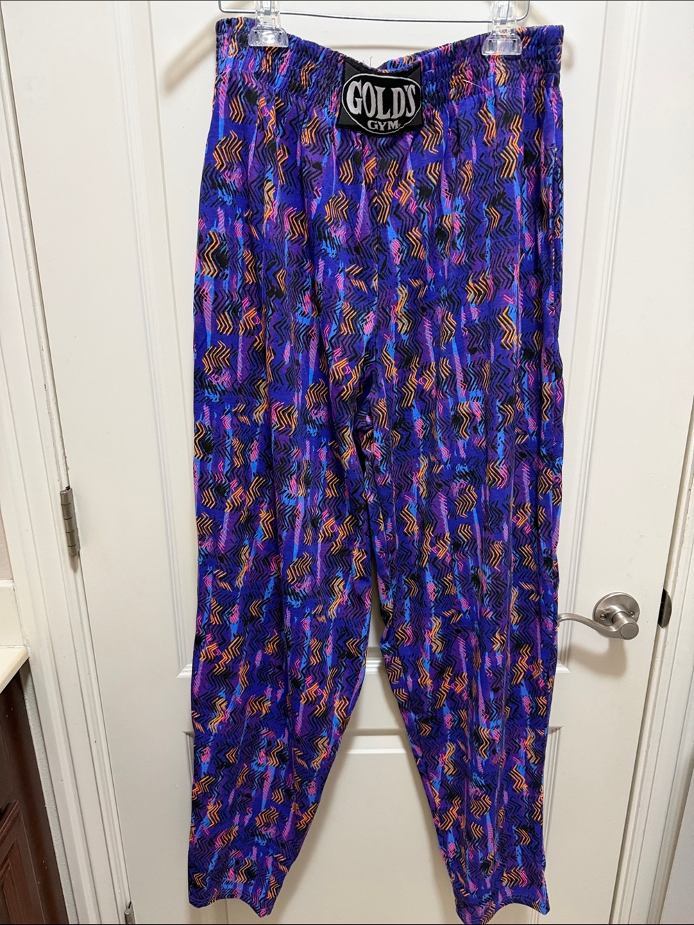 Gold's Gym Men's Purple Patterned Joggers